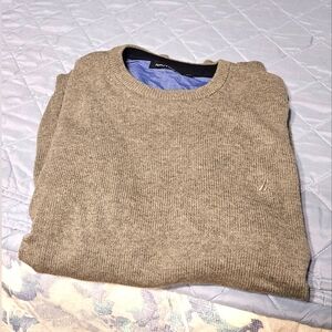 Men's Nautica Gray Crewneck sweater Size XXL